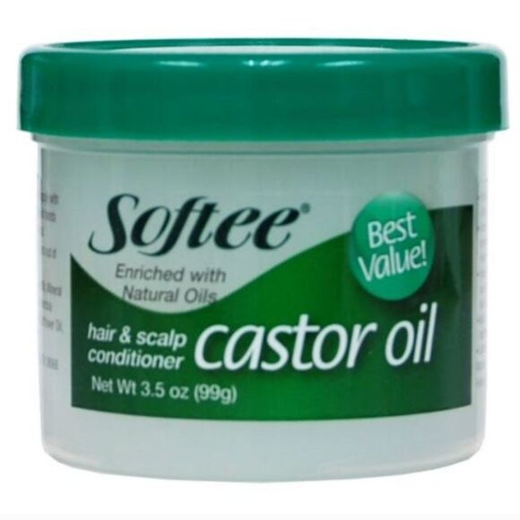 Softee Caster Oil Natural Hair Scalp Conditioner. 3oz NIB - Picture 1 of 6